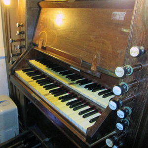 Consola do órgão da Igreja Matriz de Oliveira de Azeméis